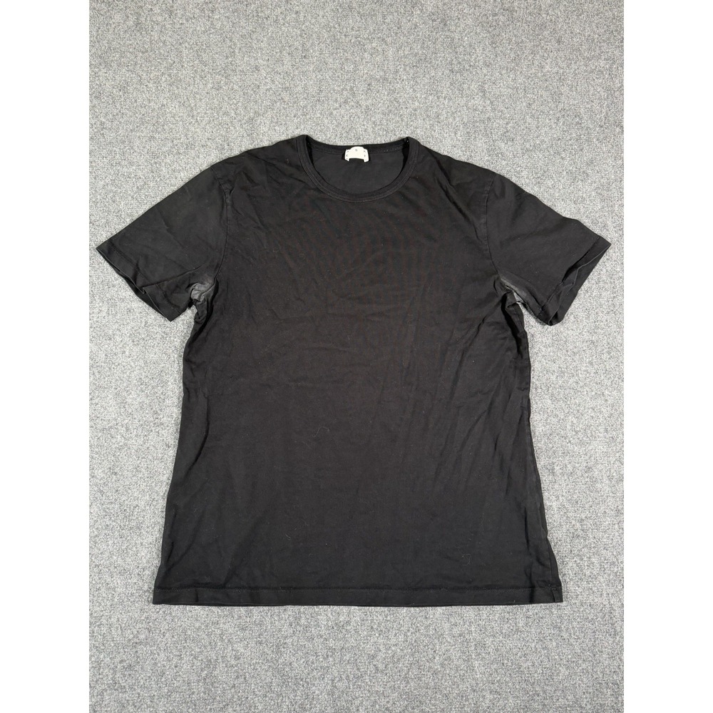Asket The T-Shirt Organic Cotton Mens Size Large Black Short Sleeve Quiet Luxury